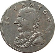 1 Farthing Middlesex - Social Series / Newton obverse image