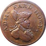 1 Farthing Hampshire - Southampton / Admiral Earl Howe obverse image