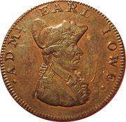 1 Farthing Hampshire - Southampton / Admiral Earl Howe obverse image