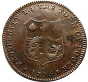 1 Farthing Dorset - Poole / J. Bayly, United Kingdom, 1795 reverse image