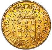 4000 Réis - Pedro II Narrow Crown; Bahia Mint obverse image