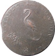 1 Farthing Middlesex - George and Carolina, United Kingdom, 1795 reverse image