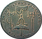 ½ Penny Middlesex - Kelly's Saddlery reverse image