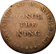 ½ Penny Sussex - Brighton / W. Mighells, United Kingdom, 1780 reverse image
