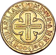4000 Réis - Pedro II Rio de Janeiro Mint, Brazil, 1699-1700 reverse image