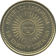 5 Centavos smooth edge, magnetic obverse image