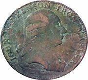 ½ Penny Warwickshire – Wilkinson / Forge obverse image