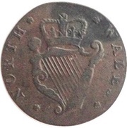 ½ Penny Warwickshire - Wilkinson / North Wales, United Kingdom, 1787-1795 reverse image
