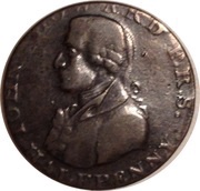 ½ Penny Somersetshire - Bath / John Howard obverse image