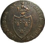½ Penny Suffolk - Bury / M. Apseys obverse image