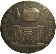 ½ Penny Suffolk - Bury / M. Apseys, United Kingdom, 1787-1797 reverse image