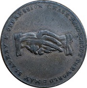 ½ Penny Middlesex - Slave, United Kingdom, 1787-1797 reverse image