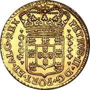 4000 Réis - Pedro II Rio de Janeiro Mint obverse image