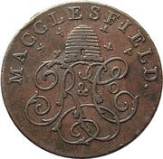 ½ Penny Cheshire - Macclesfield / Charles Roe Copper Works obverse image
