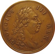 ½ Penny Middlesex - St. Pauls obverse image