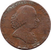 ½ Penny Cheshire - Macclesfield / Charles Roe Copper Works obverse image