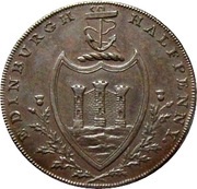½ Penny Lothian - Edinburgh / Hutchison's reverse image