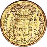 4000 Réis - João V Rio de Janeiro Mint obverse image