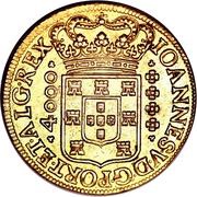 4000 Réis - João V Bahia Mint obverse image