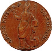 ½ Penny Yorkshire – Leeds / Paley’s obverse image