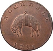 ½ Penny Lancashire - Rochdale / J. Kershaw obverse image