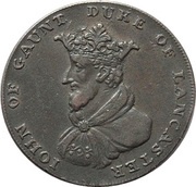 ½ Penny Lincolnshire - Sleaford / John of Gaunt obverse image
