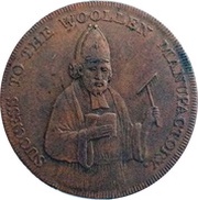 ½ Penny Devonshire - Exeter / S. Kingdon obverse image