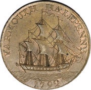 ½ Penny Norfolk - Yarmouth / W. Absolon obverse image