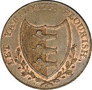 ½ Penny Norfolk - Yarmouth / W. Absolon, United Kingdom, 1792 reverse image