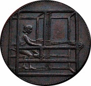½ Penny Lancashire - Rochdale / J. Kershaw, United Kingdom, 1792 reverse image