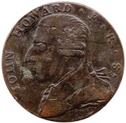 ½ Penny Warwickshire – Birmingham / H. Hickman obverse image