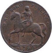 ½ Penny Warwickshire – Coventry / Lady Godiva obverse image