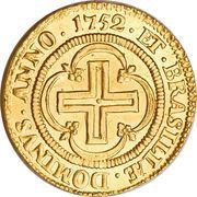 4000 Réis - José I Lisbon Mint, Brazil, 1751-1777 reverse image