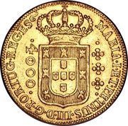 4000 Réis - Maria I and Pedro III Lisbon and Rio de Janeiro Mints obverse image