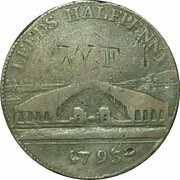 ½ Penny - Leeds halfpenny H. Brownbills, United Kingdom, 1793 reverse image