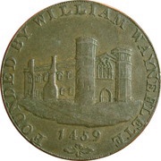 ½ Penny Lincolnshire - Wainfleet obverse image