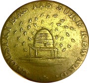 ½ Penny Cambridgeshire - Industry has its sure reward obverse image