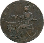 ½ Penny Norfolk – Norwich, United Kingdom, 1793 reverse image