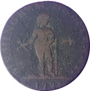 ½ Penny Warwickshire - Birmingham / Johnson obverse image