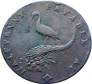 ½ Penny Warwickshire – Birmingham / Mining and Copper Co., United Kingdom, 1793 reverse image