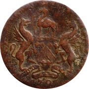 ½ Penny Lancashire - Manchester / I. Fielding obverse image