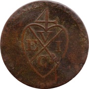 ½ Penny Lancashire - Manchester / I. Fielding, United Kingdom, 1793 reverse image