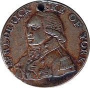 ½ Penny Lancashire - Manchester / Frederick Duke of York obverse image