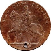 ½ Penny Warwickshire – Coventry / Lady Godiva obverse image