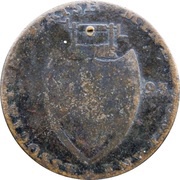 ½ Penny Anglesey / Irish Cronebane, United Kingdom, 1793 reverse image