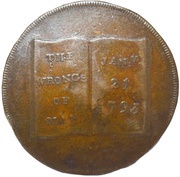 ½ Penny Middlesex - Spence's / End of Pain, United Kingdom, 1793-1797 reverse image