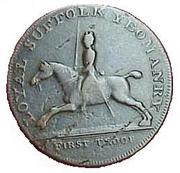 ½ Penny Suffolk - Blything / Yeomanry obverse image