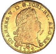 6400 Réis - João V Vila Rica Mint obverse image