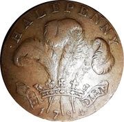 ½ Penny Essex - Warley camp, United Kingdom, 1794 reverse image