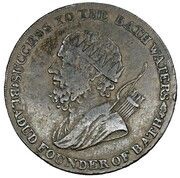 ½ Penny Somerset - Bath / F. Heath obverse image